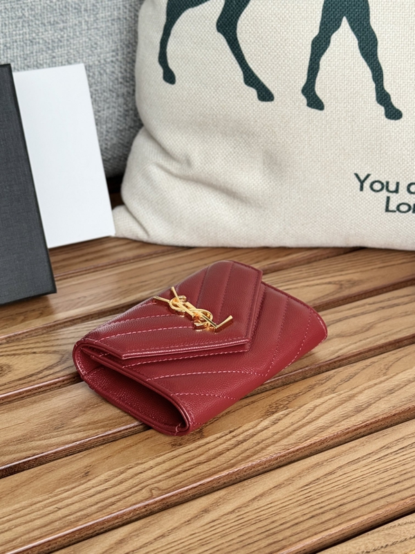 イヴサンローラン財布側面デザイン